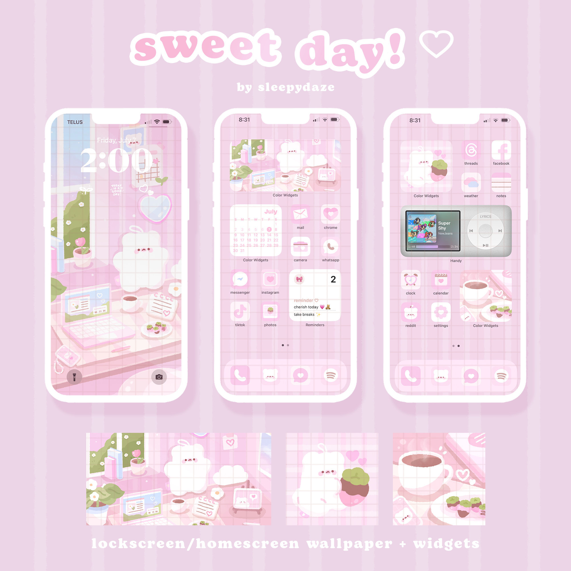 Sweet Day 🍓 iOS / iPadOS / Android Theme