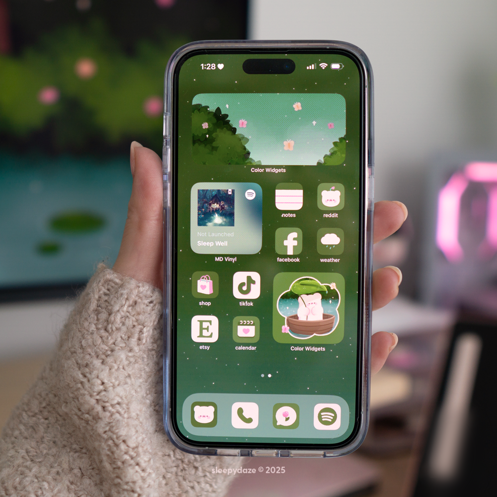 Mellow Rain 🌲🌧 iOS / iPadOS / Android Theme