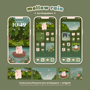Mellow Rain 🌲🌧 iOS / iPadOS / Android Theme