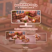Bookshop Cafe šāļø Wallpaper Pack