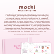 Mochi Handwritten Font