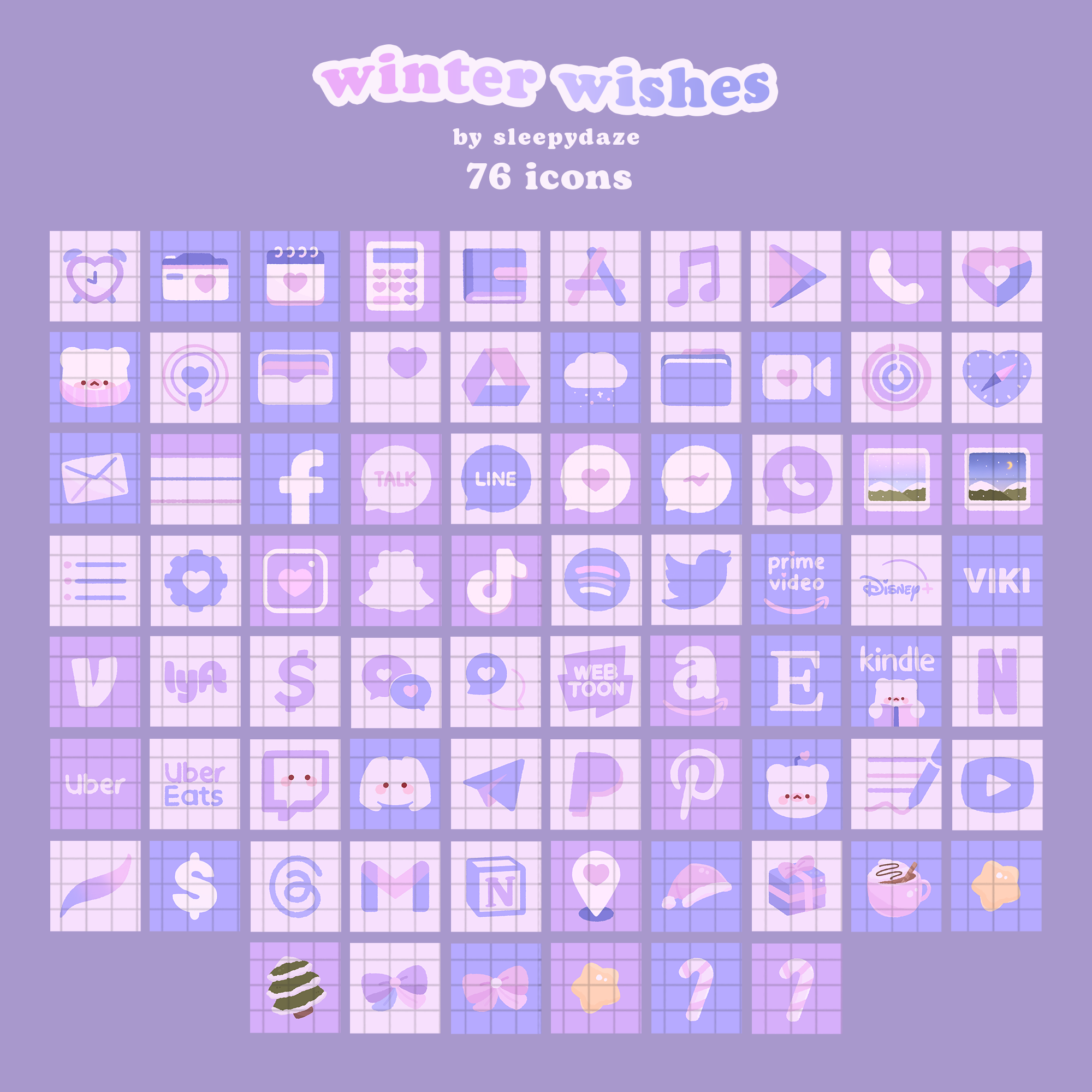 Winter Wishes ❄️💜 Day to Night Theme