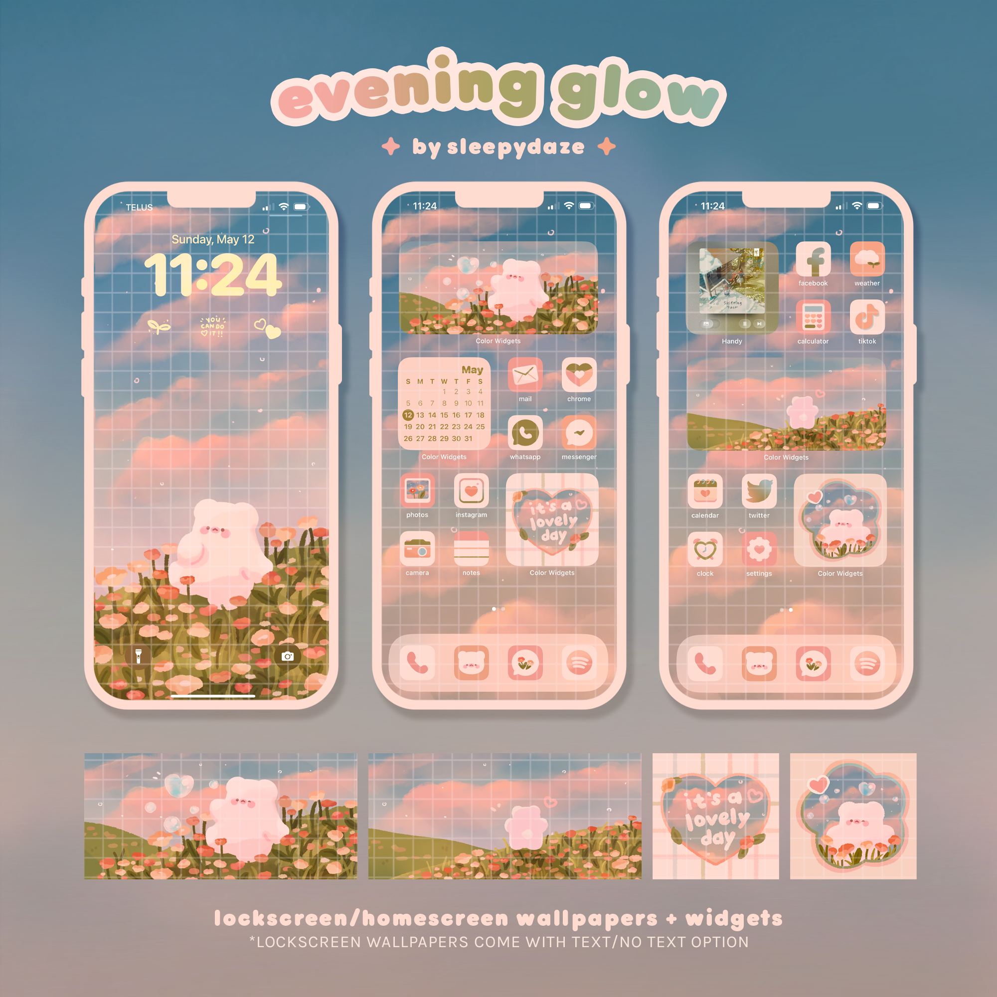 Evening Glow 🌤️🌈 iOS / iPadOS / Android Theme