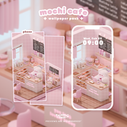Mochi Cafe 🍓🍰 Wallpaper Pack