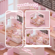 Mochi Cafe 🍓🍰 Wallpaper Pack