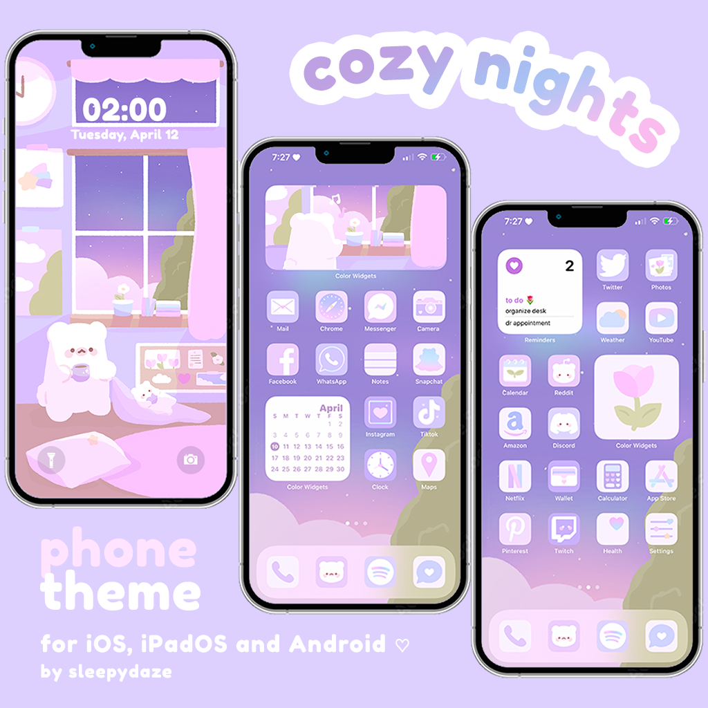 Cozy Nights 💫 iOS / iPadOS / Android Theme
