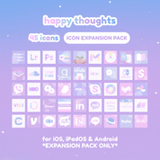 Happy Thoughts 💗 Icon Expansion Pack