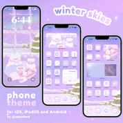 Winter Skies ❄️ iOS / iPadOS / Android Theme