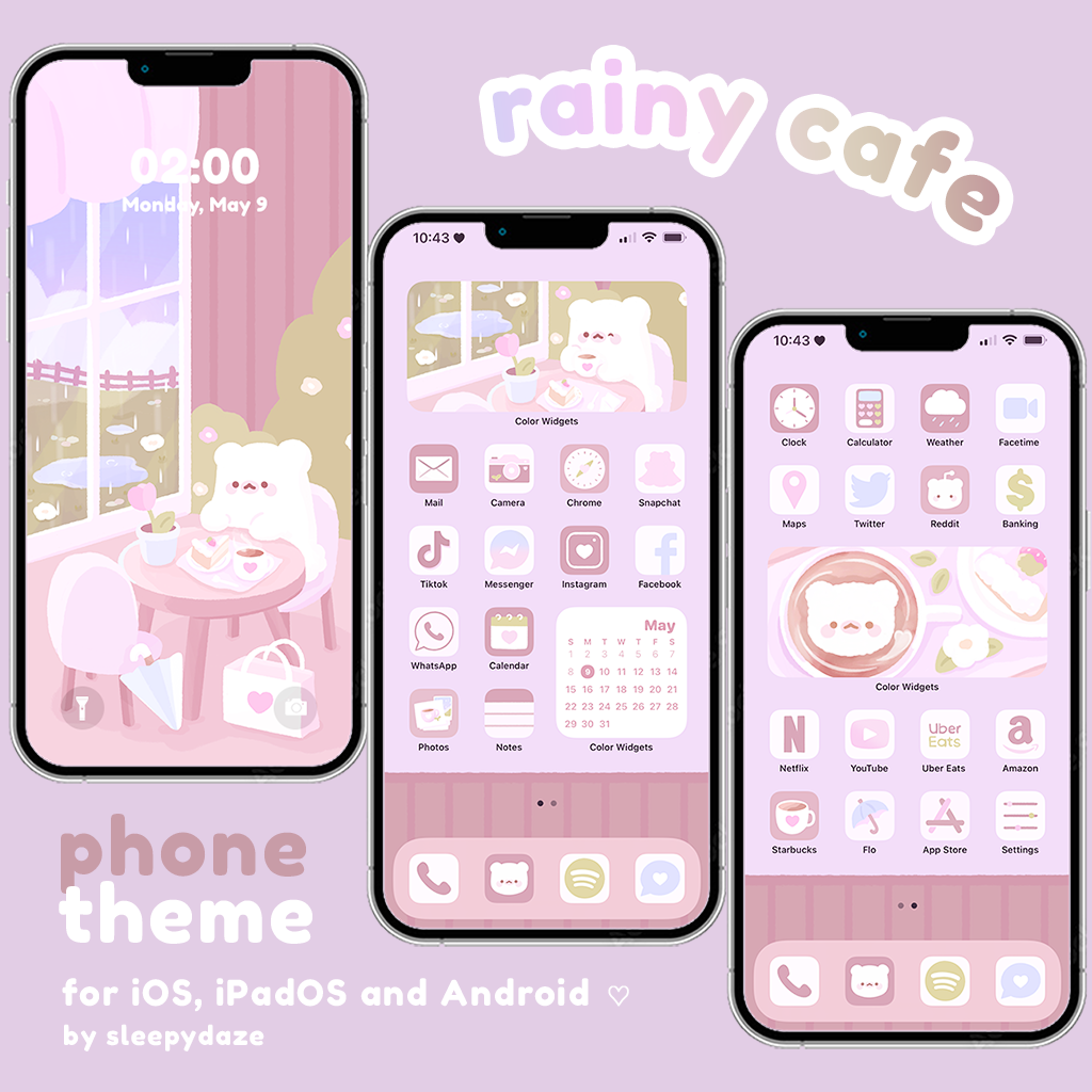 Rainy Cafe ☕️ iOS / iPadOS / Android Theme