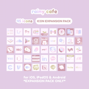 Rainy Cafe ☕️ Icon Expansion Pack