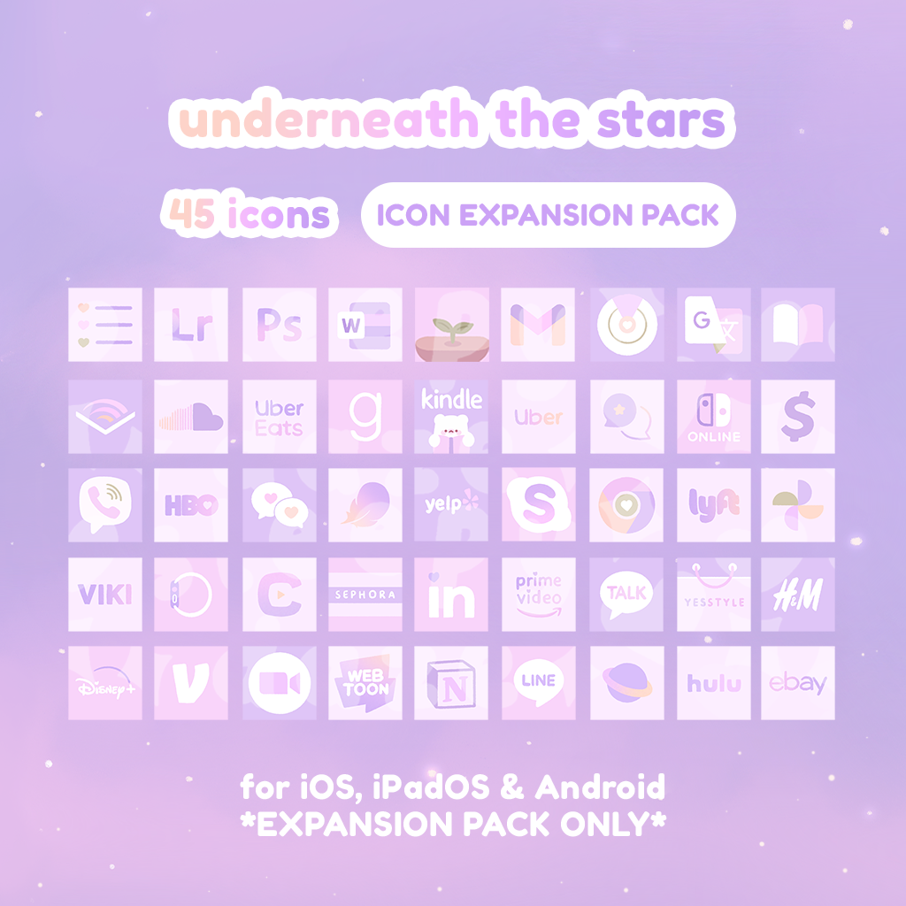 Underneath The Stars ⭐️ Icon Expansion Pack