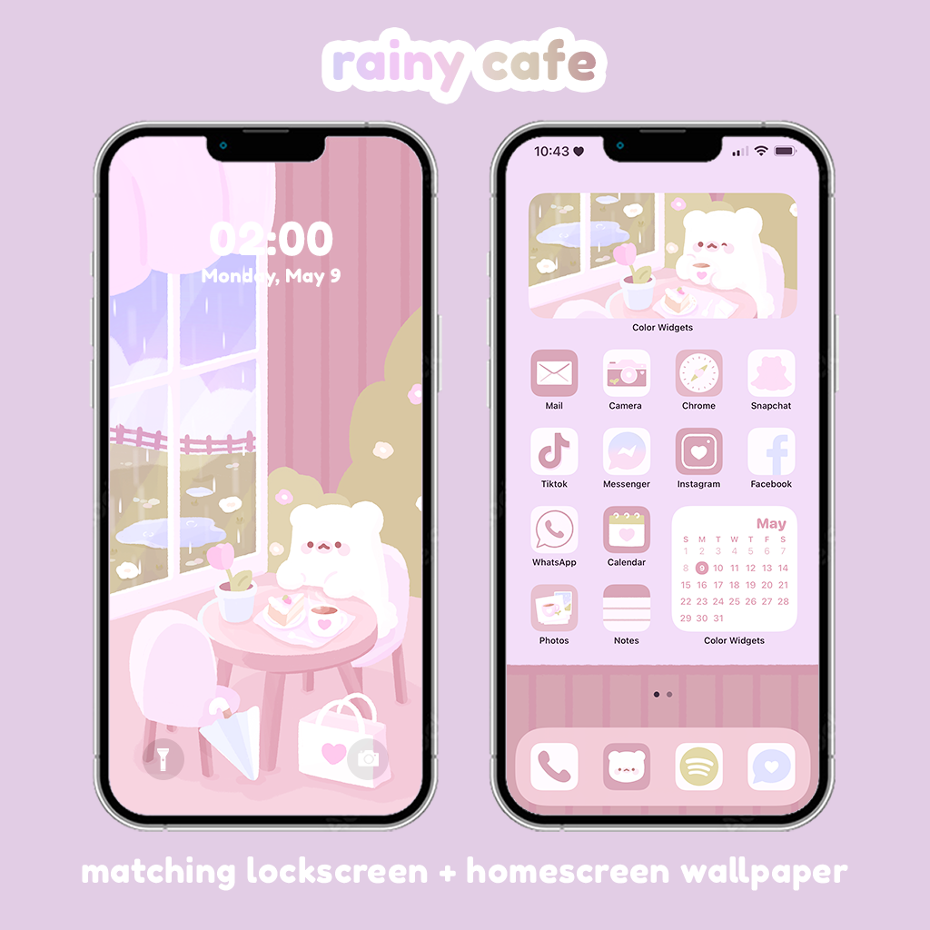 Rainy Cafe ☕️ iOS / iPadOS / Android Theme