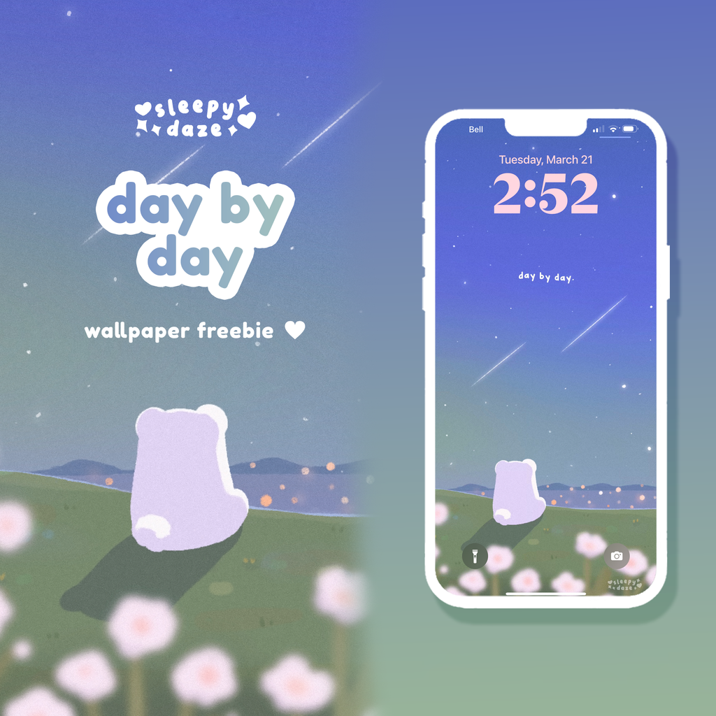 day by day ⭐☁️ wallpaper freebie