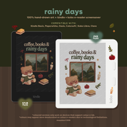 Rainy Days 🌧️🕯️ Kindle / Kobo Screensaver