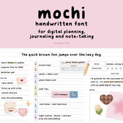 Mochi Handwritten Font