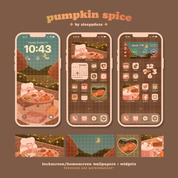 Pumpkin Spice 🎃🍂 iOS / iPadOS / Android Theme