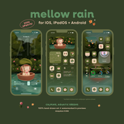 Mellow Rain 🌲🌧 iOS / iPadOS / Android Theme