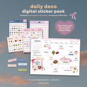 Daily Deco Digital Sticker Pack [2026 Ver.]