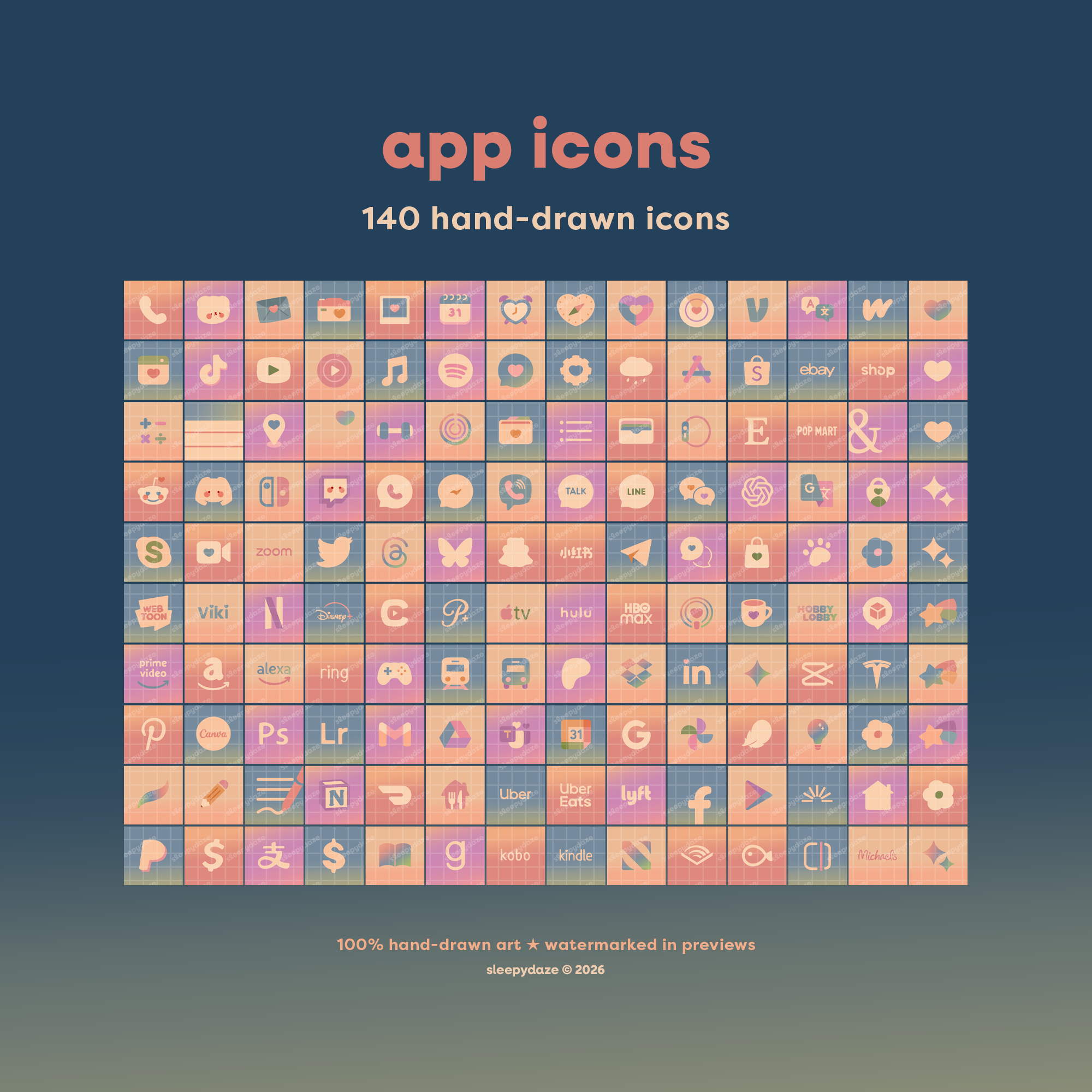 Summer Bloom ☀️🍬 iOS / iPadOS / Android Theme