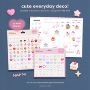 3D Mochi Deco Digital Sticker Pack