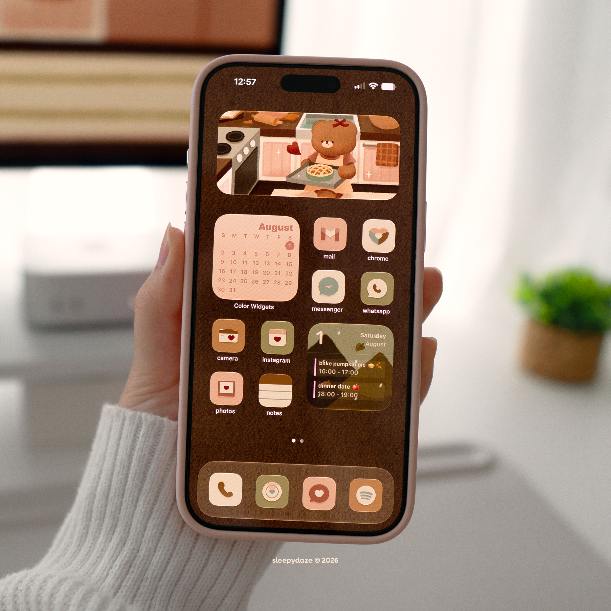 Lovely Autumn 🥧🌧️ iOS / iPadOS / Android Theme