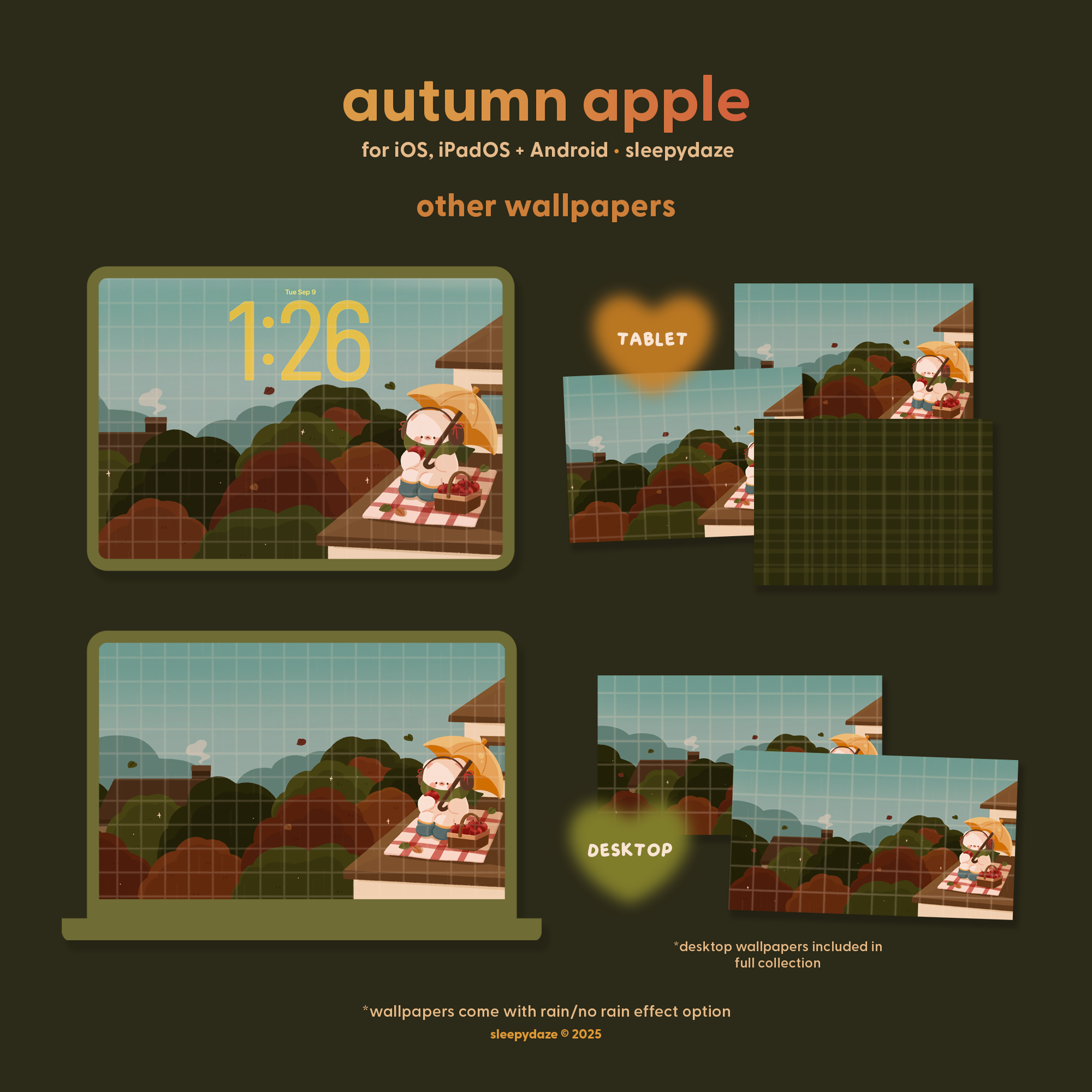 Autumn Apple 🍎🍃 iOS / iPadOS / Android Theme