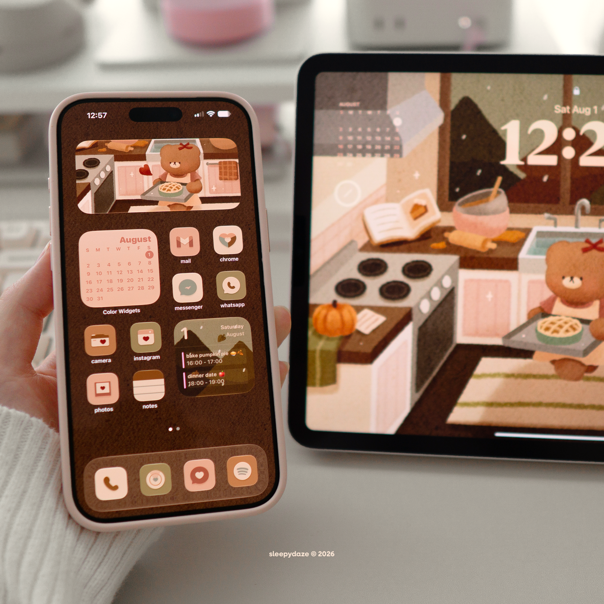 Lovely Autumn 🥧🌧️ iOS / iPadOS / Android Theme
