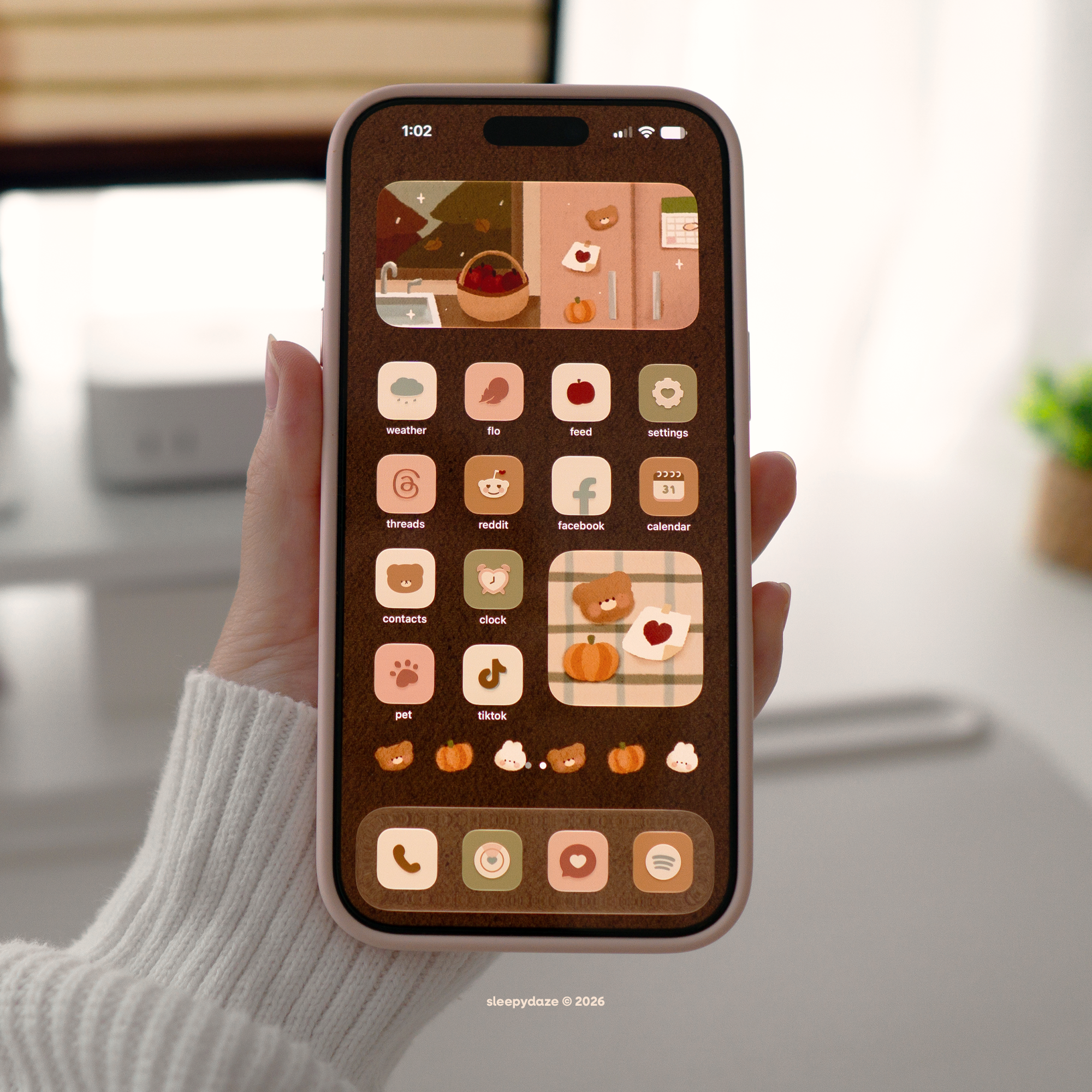 Lovely Autumn 🥧🌧️ iOS / iPadOS / Android Theme