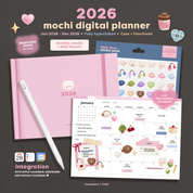 2026 Mochi Digital Planner 🧸🎀