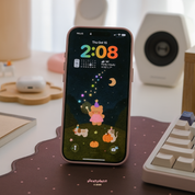 Starlit Teddy 🧸🪄 Wallpaper Set