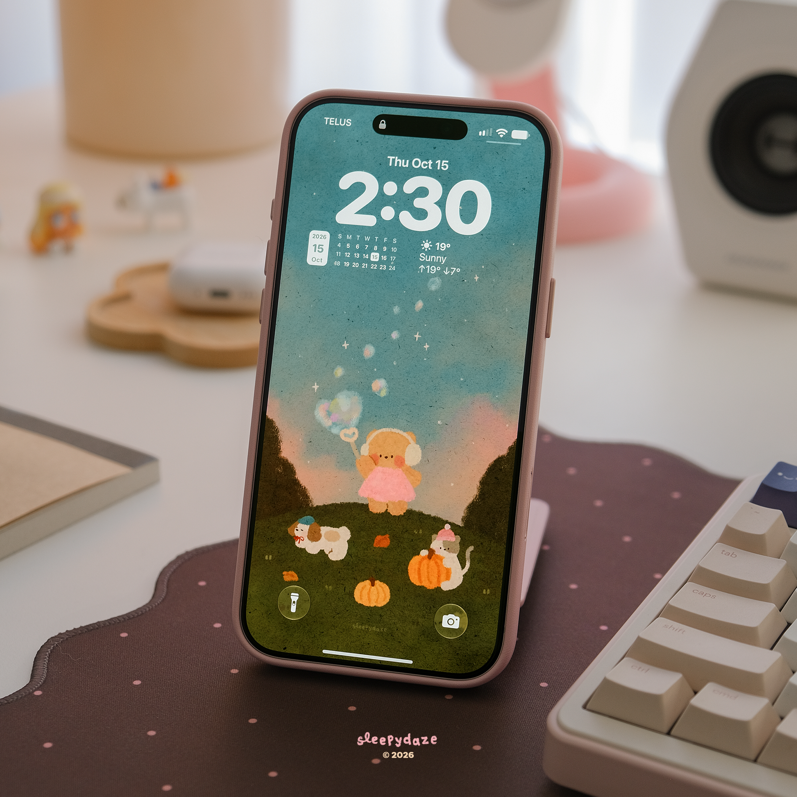 Starlit Teddy 🧸🪄 Wallpaper Set