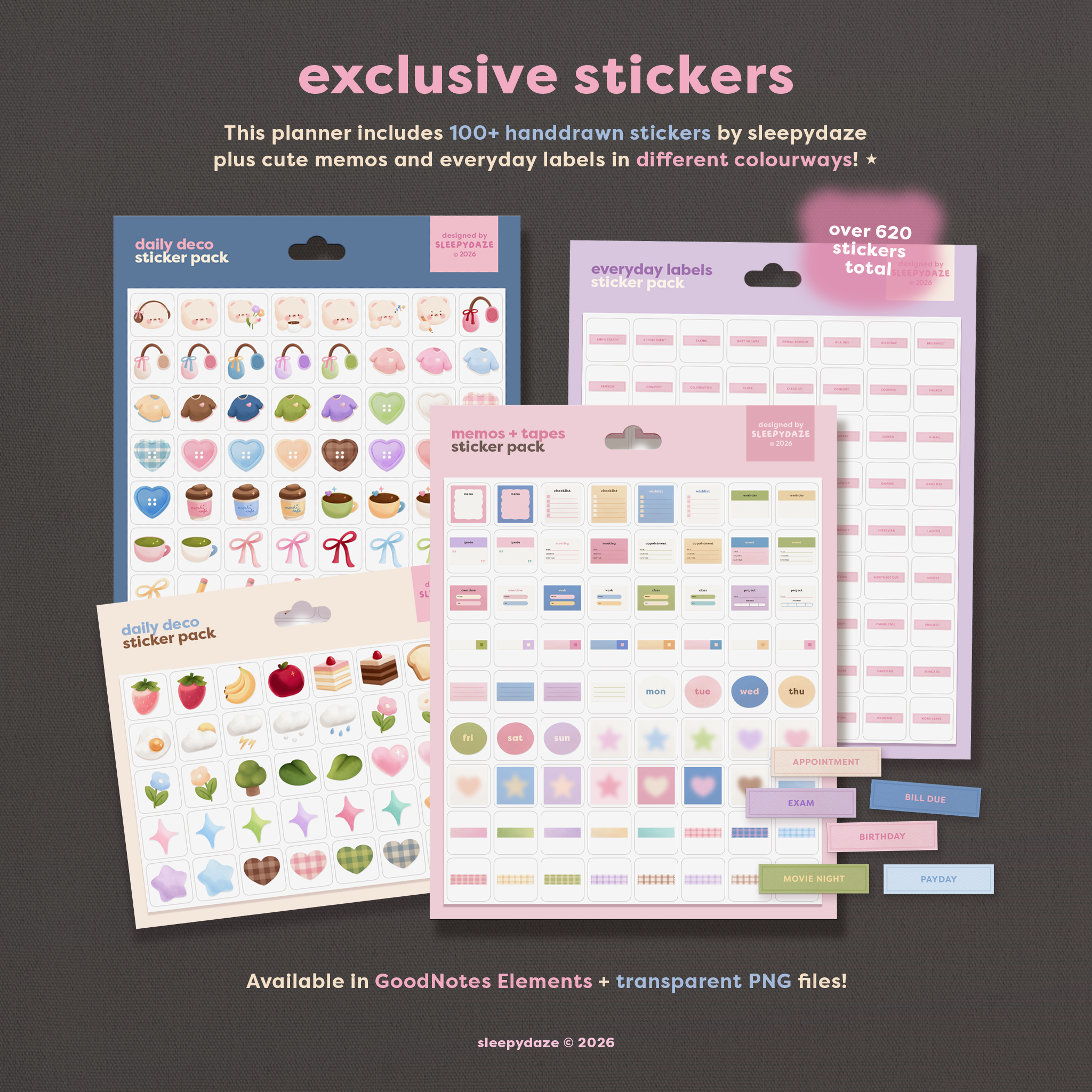 2026 Mochi Digital Planner 🧸🎀