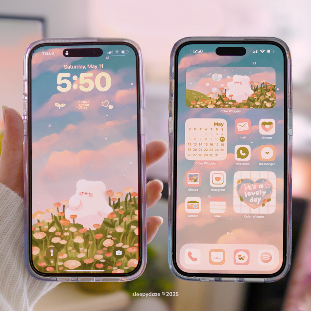 Ios 10 Android Theme Evening Glow 🌤️🌈 iOS / iPadOS / Android Theme – sleepydaze