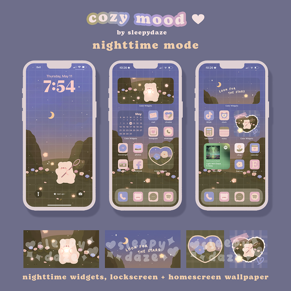 Cozy Mood 🍃💗 Day to Night Theme