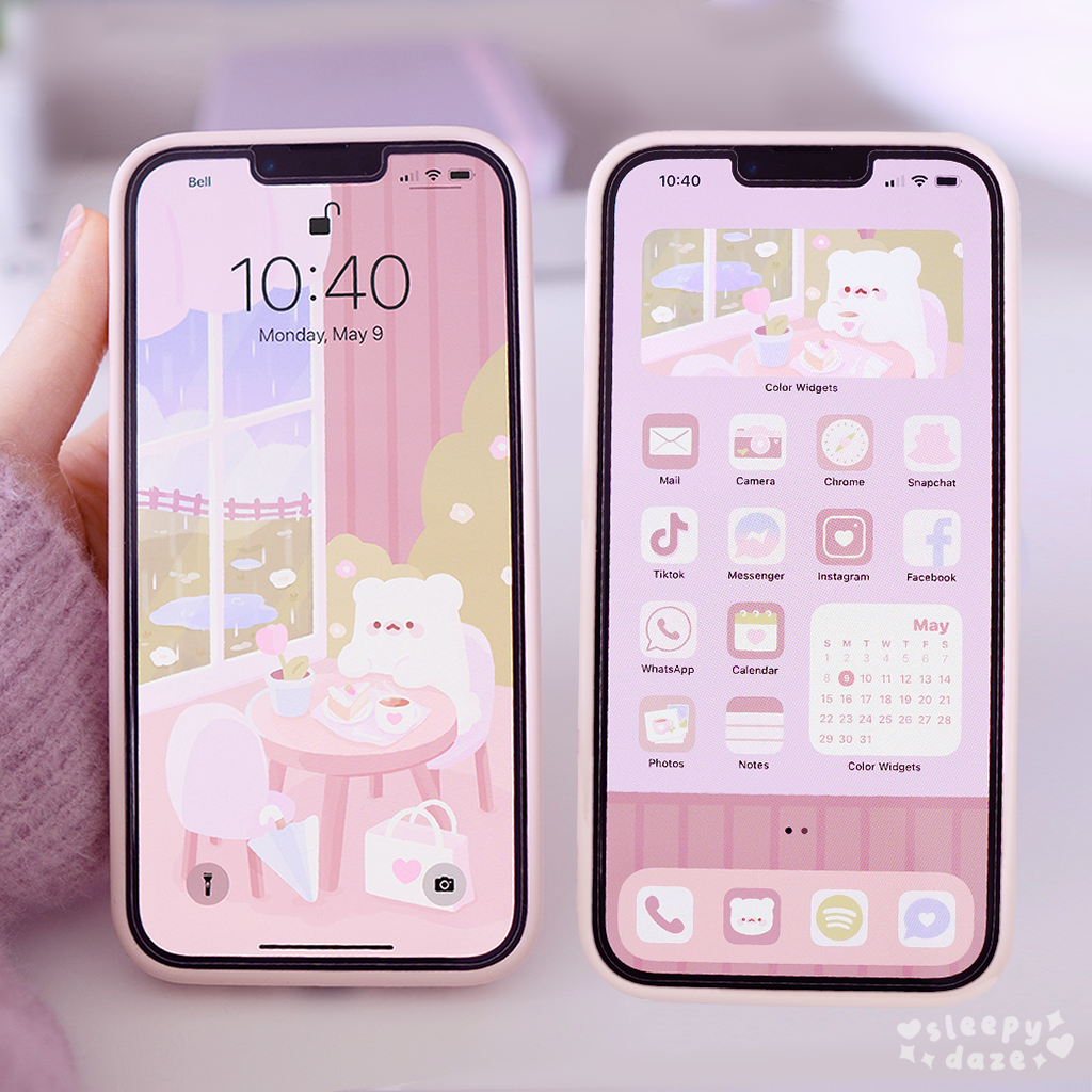 Pink Kitty Theme Kawaii icon packs pink wallpaper APK for Android